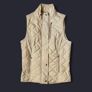 Polo Ralph Lauren Golf Women's Quilted Beige Vest